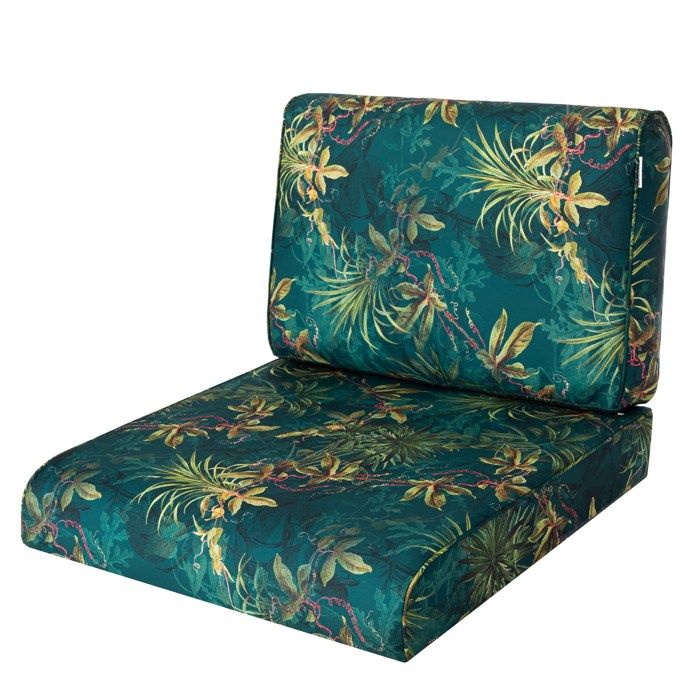 Coussin - HOBBYGARDEN - Nel - Vert gazon - 60x60 cm - Extérieur - Relaxation