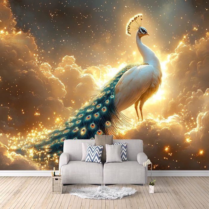 Tableau Abstrait Coloré Collage - Art Mural Moderne
