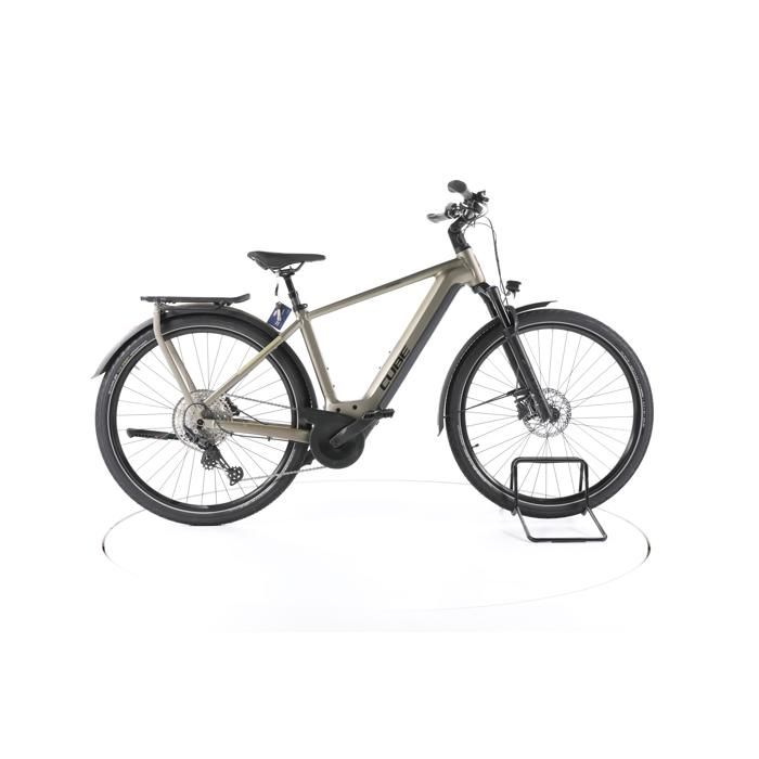 Vélo électrique - Cube Kathmandu Hybrid Pro - beige - Vélo électrique de trekking - Bosch 750 Wh Reconditionné - Cube