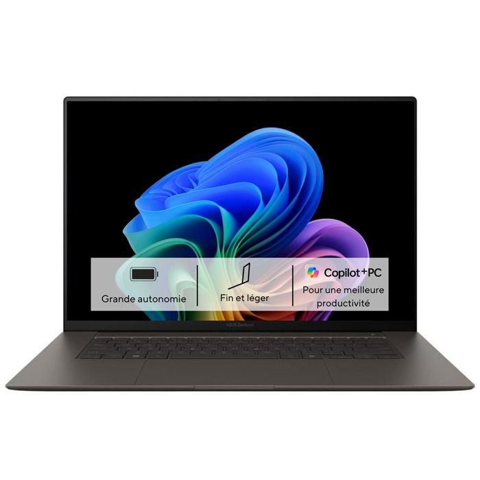 PC portable Asus Zenbook S 16 UM5606KA-DRFRK143W 16 120Hz Copilot+ AMD Ryzen™ AI 7 16 Go RAM 1 To SSD Gris