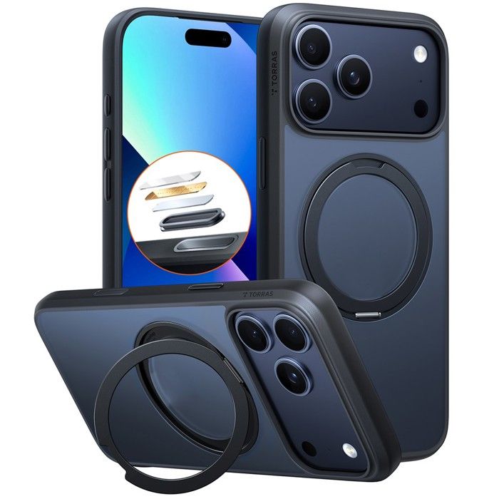 Coque Torras Ostand Pro MagSafe Series pour iPhone 17 Pro - Black