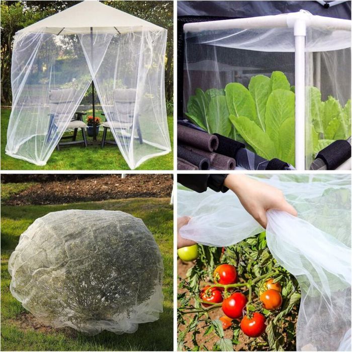 Filet de protection pour plantes - Virex® - Extra fin - Dimensions 3x15 m - Maille 08 mm x 1 mm - 60 mailles par pouce