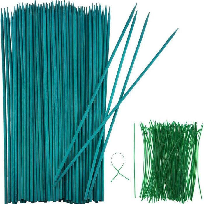 Tuteur en bois vert tuteur en bambou piquets naturels pour plantes