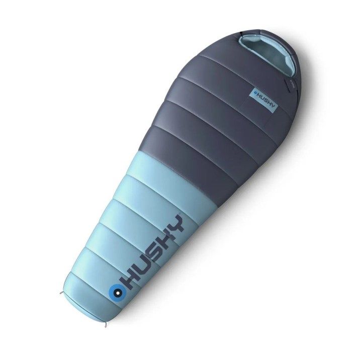 Sac de couchage en duvet Husky DRAPE -20 °C Bleu