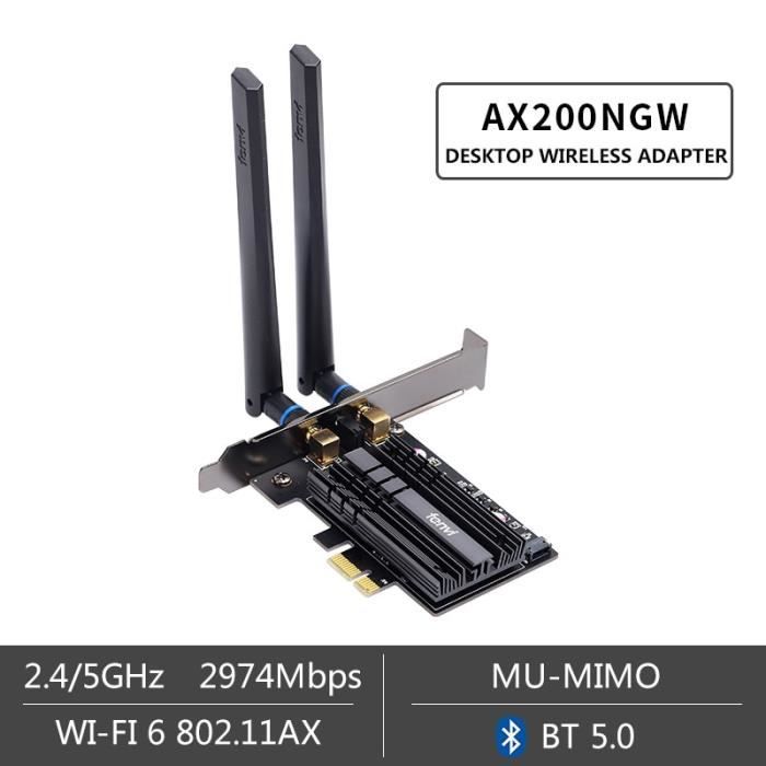 FV-AX3000 - carte réseau sans fil Intel AX210 AX200, 3000Mbps, double ...