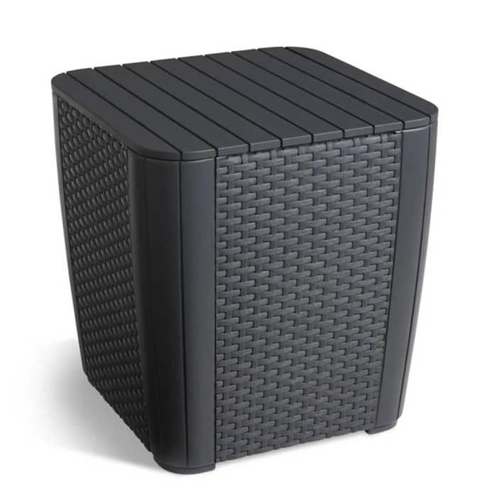 Table dappoint de jardin Luzon - Keter - Graphite - Résine - 39x39x43 cm Table dappoint de jardin Luzon - Keter - Graphite - Résine - 39x39x43 cm