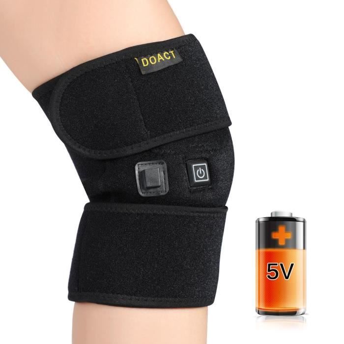 Genouillère chauffante Protège Genou Knee Brace Doact USB Cable