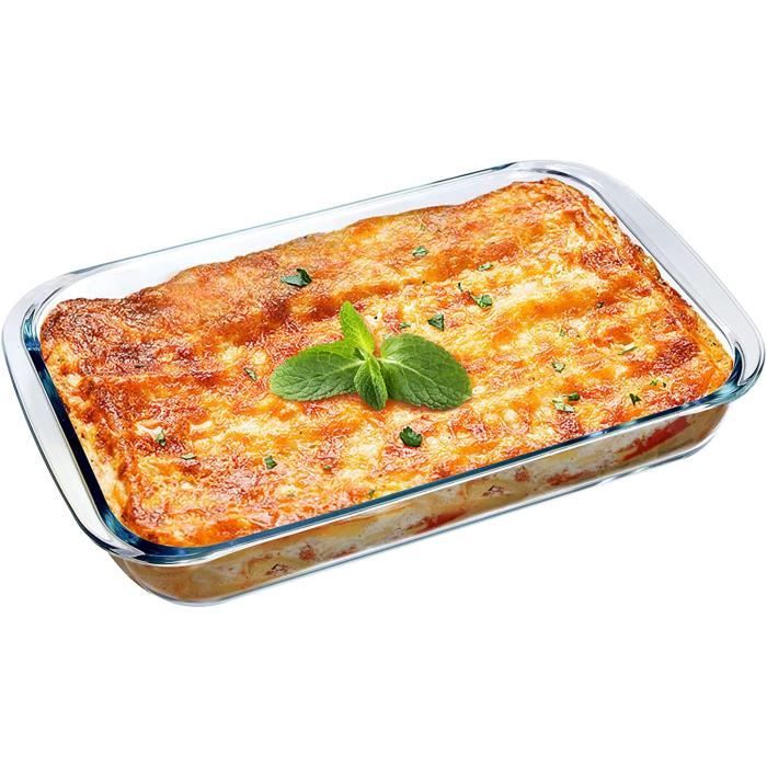 Plat à lasagne 43,5x28,5x7,5 cm 500 cl blanc