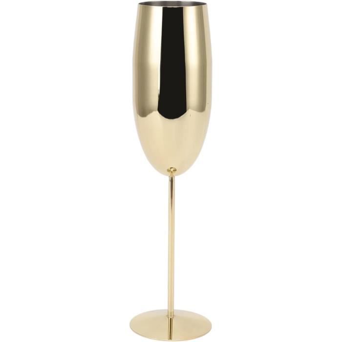 Verres à Vin Acier Inoxydable Noir 520 Ml - Incassables - Lot 2 - Idéal Pique-Nique, Fêtes & Camping
