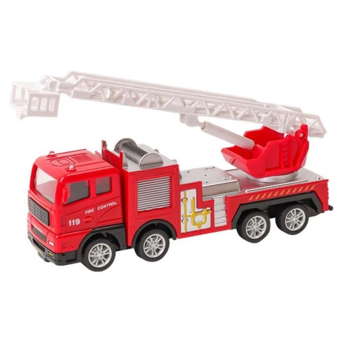 Camión De Bomberos A Fricción 35 Cm Autobomba Vehiculo