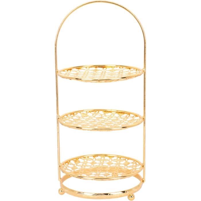 Présentoir à Gâteaux - ARTESA - 2 Étages - Ardoise Naturelle - Idéal