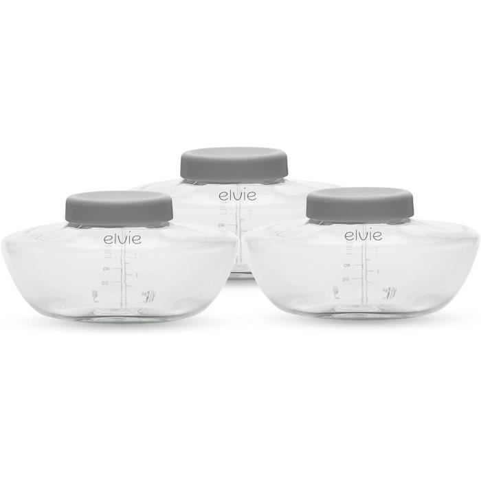 4 Bouteilles De Stockage Lait Maternel 180ml - Biberons Congélation Réfrigération | Matériau PP Sûr Et Sans BPA