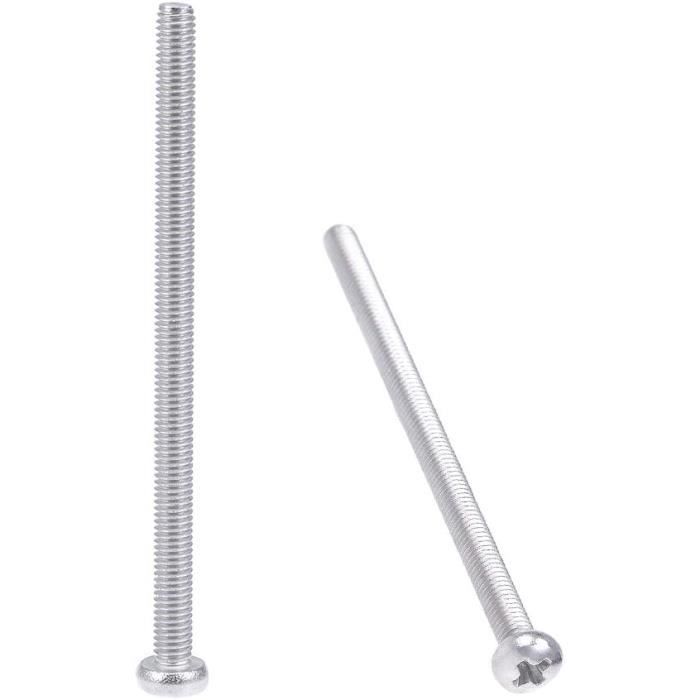 M5 30pcs-8mm -304 Acier Inoxydable M3 M4 M5 Vis Allen Tête à Six Pans