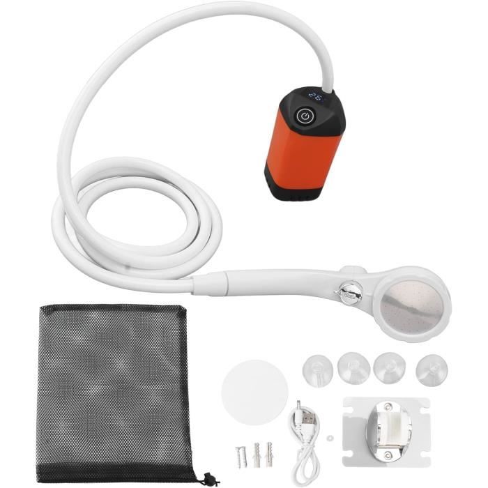 Rsaoty Kit Douche De Camping,Douche Portable,3000mAh Douche De Camping Rechargeable Avec 3