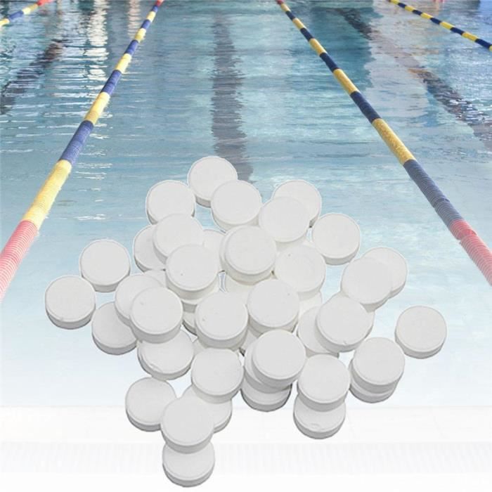 Tablettes De Chloration Pour Piscine Effervescentes Nettoyage Comprimé  Chloré