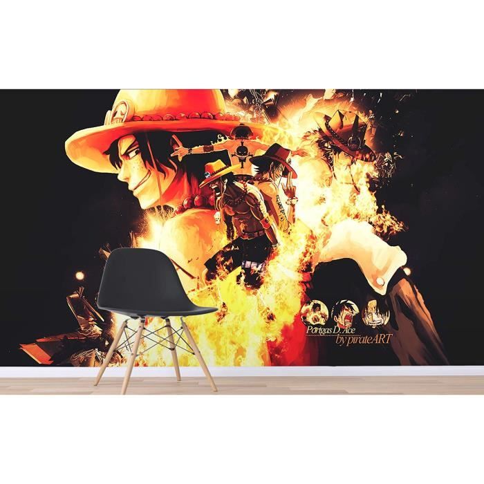 3d One Piece 96 Japan Anime Fond D Ecran Mur Peintures Murales Amovible Murale Auto Adhesif 123 X87 312x219cm Wxh Moon Cdiscount Bricolage