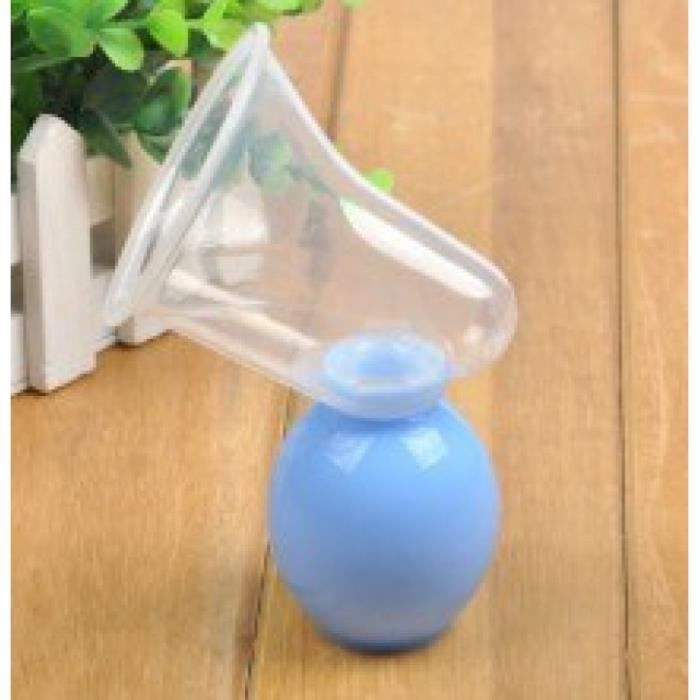 Version Bleu A Haute Qualite Securite Couleur Unie Manuel Tire Lait Partenaire Allaitement Collecteur Correction Lait Maternel Cdiscount Puericulture Eveil Bebe