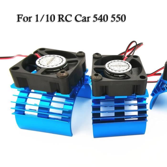 Aluminum Heat sink with 5V Cooling Fan for RC 1//10 Car 540 550 3650 Size Motor