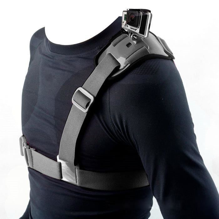 Harnais De Fixation Torse Harnais Poitrine Sangle Torse Réglable Chesty Mount Compatible Avec