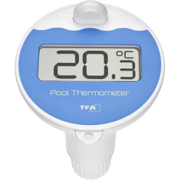 Thermomètre De Piscine Neptun TFA Dostmann 40.2003 - Lecture Confortable Et Précise De La Température De L'Eau