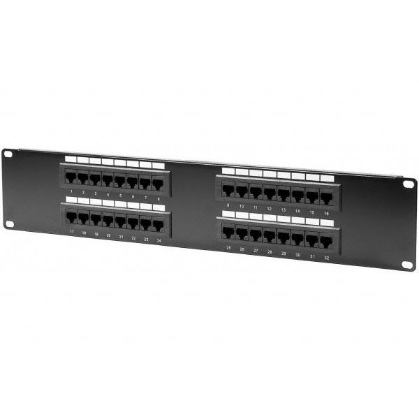 Panneau de brassage RJ45 32 ports CAT6 UTP 2U. - Cdiscount Bricolage