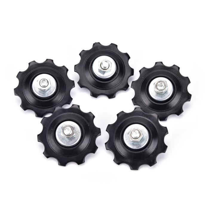 Poulies Jockey Dérailleur Vélo – Alliage Alu + Roulement Céramique – Universel VTT/Route
