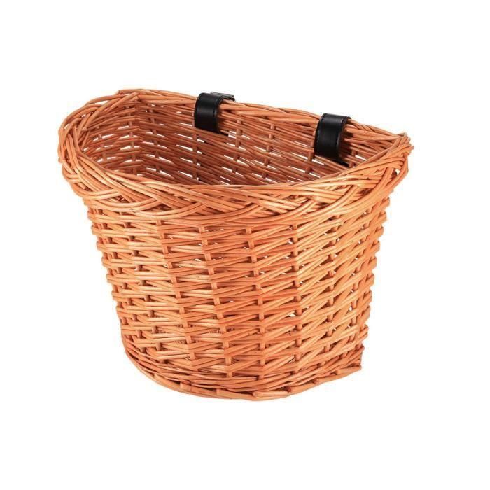 Nologo Rotin for Enfants de Bicyclette de cru Paniers de 16 Pouces de vélos paniers Balance des Voitures vélo Scooter Panier Kids Bike Panier en Plastique Sac à Main 