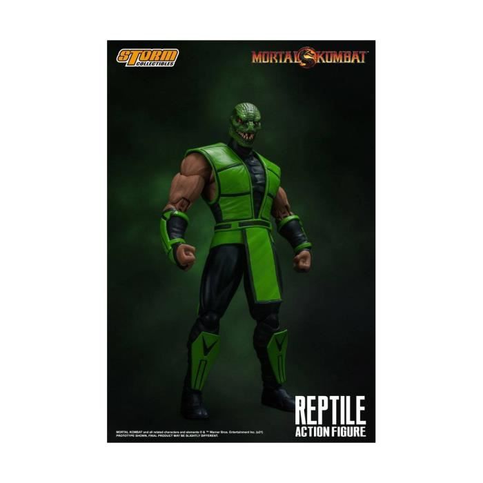 Storm Collectibles Statuetta Mortal Kombat Rettile 1/12 - 18 Cm - Action Figure Da Collezione - 3