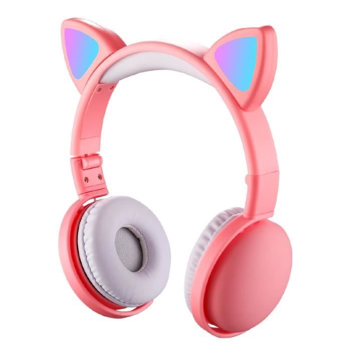 Casque Audio Mignon Led Chat Oreille Bruit Annulation Casque Bluetooth 5 0 Pliable Gamer Musique Casque Avec Microphones Pink Cdiscount Tv Son Photo Casque Audio Mignon Led Chat Oreille Bruit Annulation Casque Bluetooth 5 0 Pliable Gamer Musique Casque Avec Microphones Pink Cdiscount Tv Son Photo