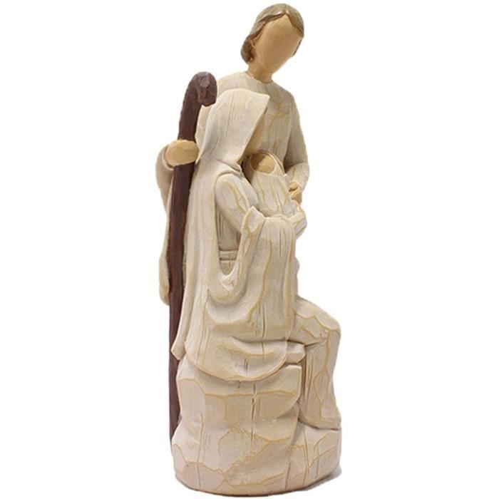 Willow tree together, famille de 3 statues, statue de la sainte famille pour ornements de