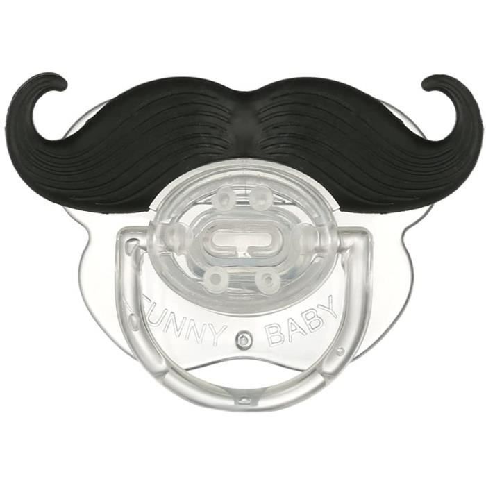 Sucettes Decdeal Sucette De Bebe Goolsky Drole De Moustache Embrasser Tetine Silicone Sucette Moustache Sans Bpa Pour N 758 Cdiscount Puericulture Eveil Bebe