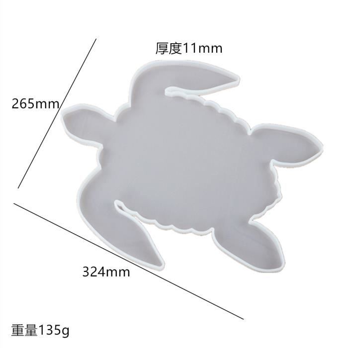 Moule En Silicone Forme Tortue Pour Résine Époxy Ou Plâtre - Création De Bols Décoratifs