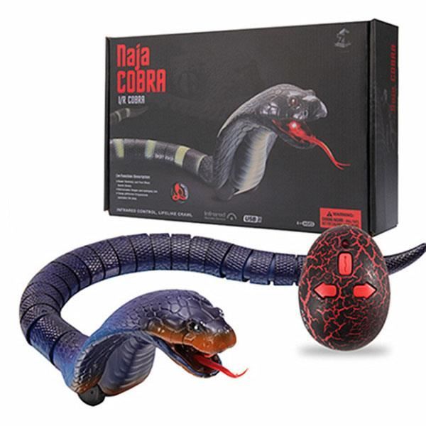Robot serpent radiocommandé, jouets pour enfants, garçons et filles de 5,  6, 7 et 8 ans, télécommande, animaux, Simulation de farces, Cobra électrique