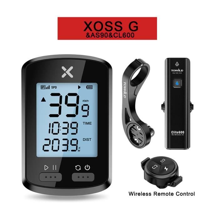 Ordinateur De Vélo GPS Sans Fil CYCPLUS – ANT+ / Bluetooth – Étanche IPX6 – Compteur De Vitesse