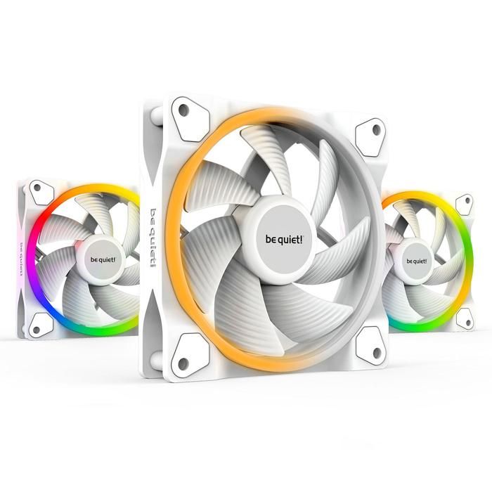 Light Wings 120mm PWM ARGB Blanc Kit x3 – BL100