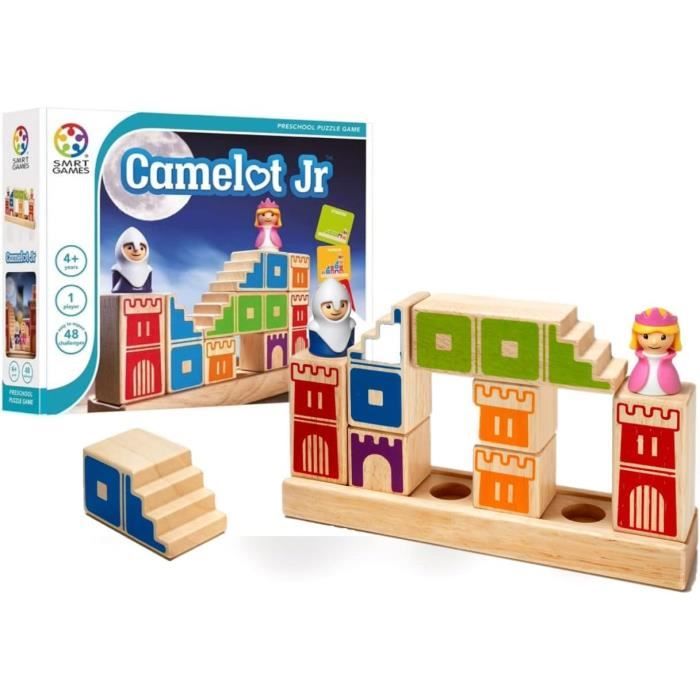 Jeu De Logique Avec Cordes - Casse-tête éducatif 3 Niveaux - Pour Enfants Dès 6 Ans Et Adultes - Inclus Sac De Rangement - 6