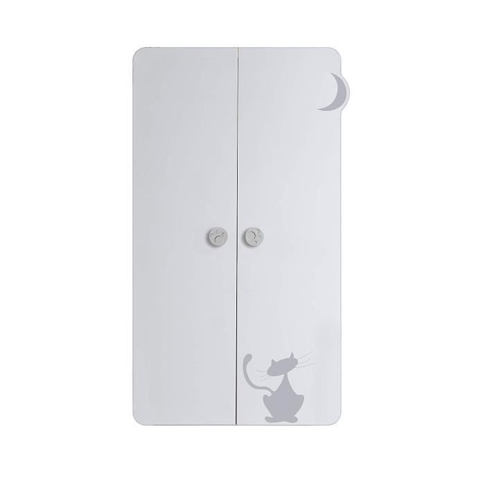 KITTY Armoire 2 Portes Cdiscount Puériculture & Eveil bébé