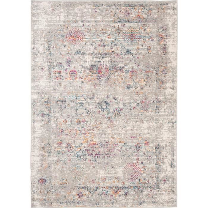 KARAT >Tapis de salon Bali Gris 100 x 300 cm | Leroy Merlin