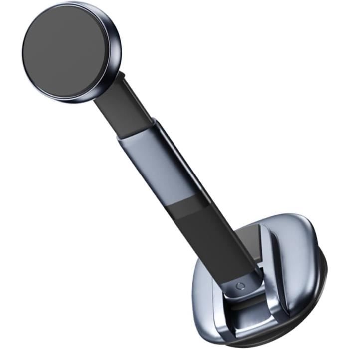 Support Magnétique Universel Pour Téléphone En Voiture - Rotation 360°, Fixation Tableau De Bord Ou Pare-brise