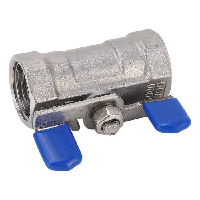 Vanette D'Arrêt Gazechimp 1/4" Laiton | Robinet Sphérique Plein Port 12mm DN8 - FM 37mm