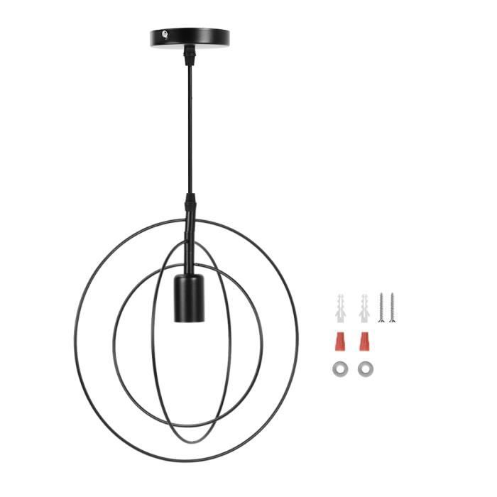 EJ.life Suspension LED E27 Forme ronde Globe Pendentif Lumière 100240V