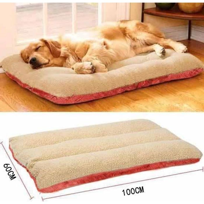 Comparer les prix de GOGOLOVING Lit Tapis Coussin Lavable Pour Chien Chiot Animaux M 100 X 60 X 15 Cm