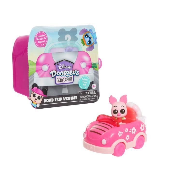 Disney Doorables Lets Go Véhicule avec figurine exclusifs Modèles aléatoires Jouets pour enfants à partir de 5 ans DRB06