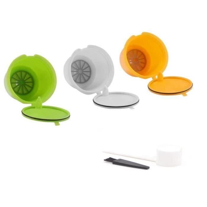 Accessoire Machine Café Dosette Café Réutilisable OXFUZZ 2-en-1 Pour Machine 9662.62 - Filtre + Remplisseur - Écologique Vertuo Capsules