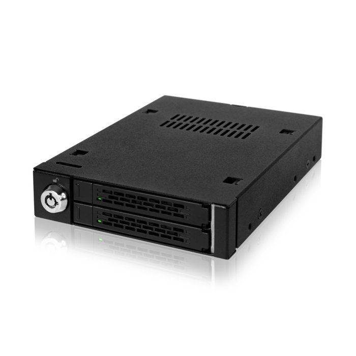 Rack RAID - ICY DOCK - MB992SK-M - 2 disques 2.5 - Serial ATA - Baie 3.5