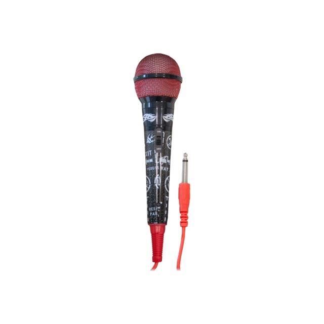 Microphones Karaoke Microphone, 73 DB, 60-12000 Hz, Unidirectionnel, 600 Ohm, avec Fil iDance CLM9 Noir Karaoke Microphone avec Fil Microphone 