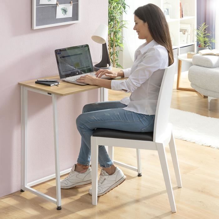 Bureau Pliant - InnovaGoods - Dolenkaf - Blanc - 120x60 cm - Montage facile Bureau Pliant - InnovaGoods - Dolenkaf - Blanc - 120x60 cm - Montage facile