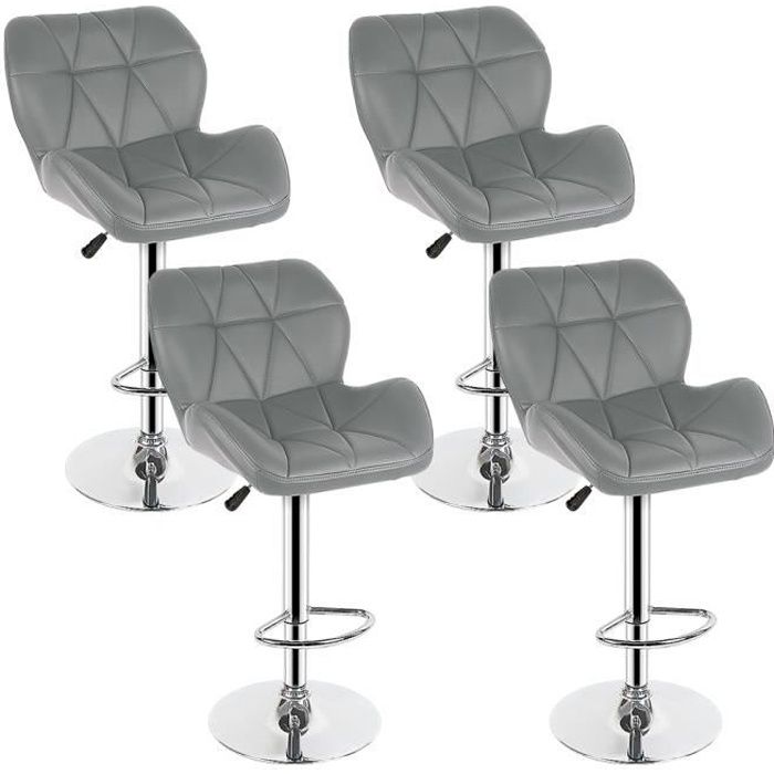 30 x 30 x 76 cm JEOBEST Lot de 4 Tabouret de Bar Design Industriel Jardin Int/érieur et Ext/érieur Tabourets en M/étal Empilables pour Bars Noir Cuisine Bistro Tabouret Industriel Haut