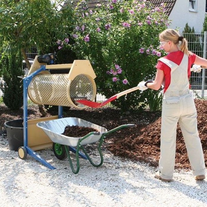 Pizsieat Ø 30cm Tamis Jardin Tamis Jardinage Rond Inoxydable Tamis