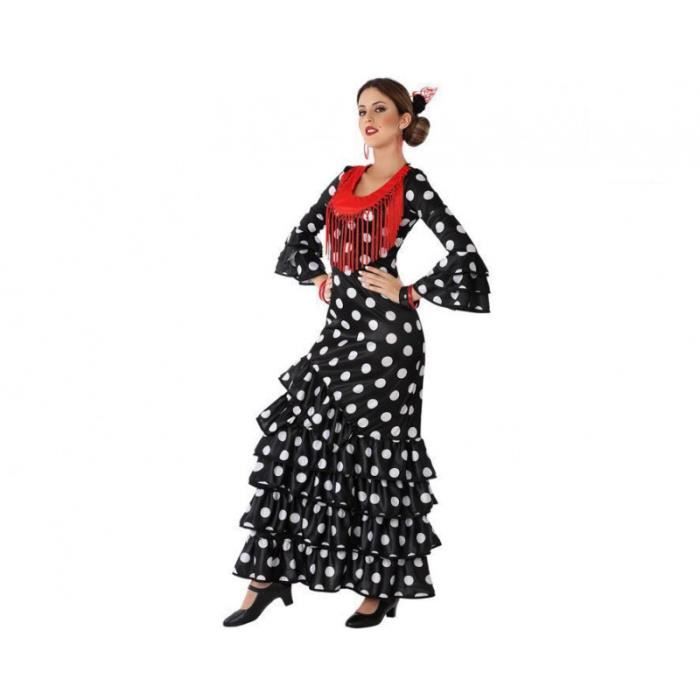 Déguisements - Déguisement pour adulte - XS/S - Danseuse de flamenco - Noir